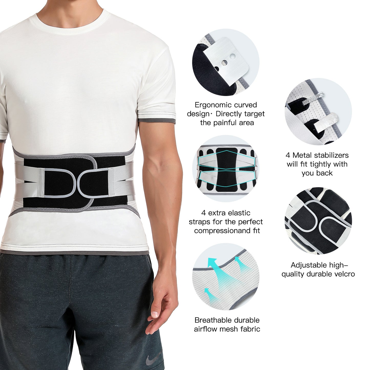 Breathable Back Support Belt back brace