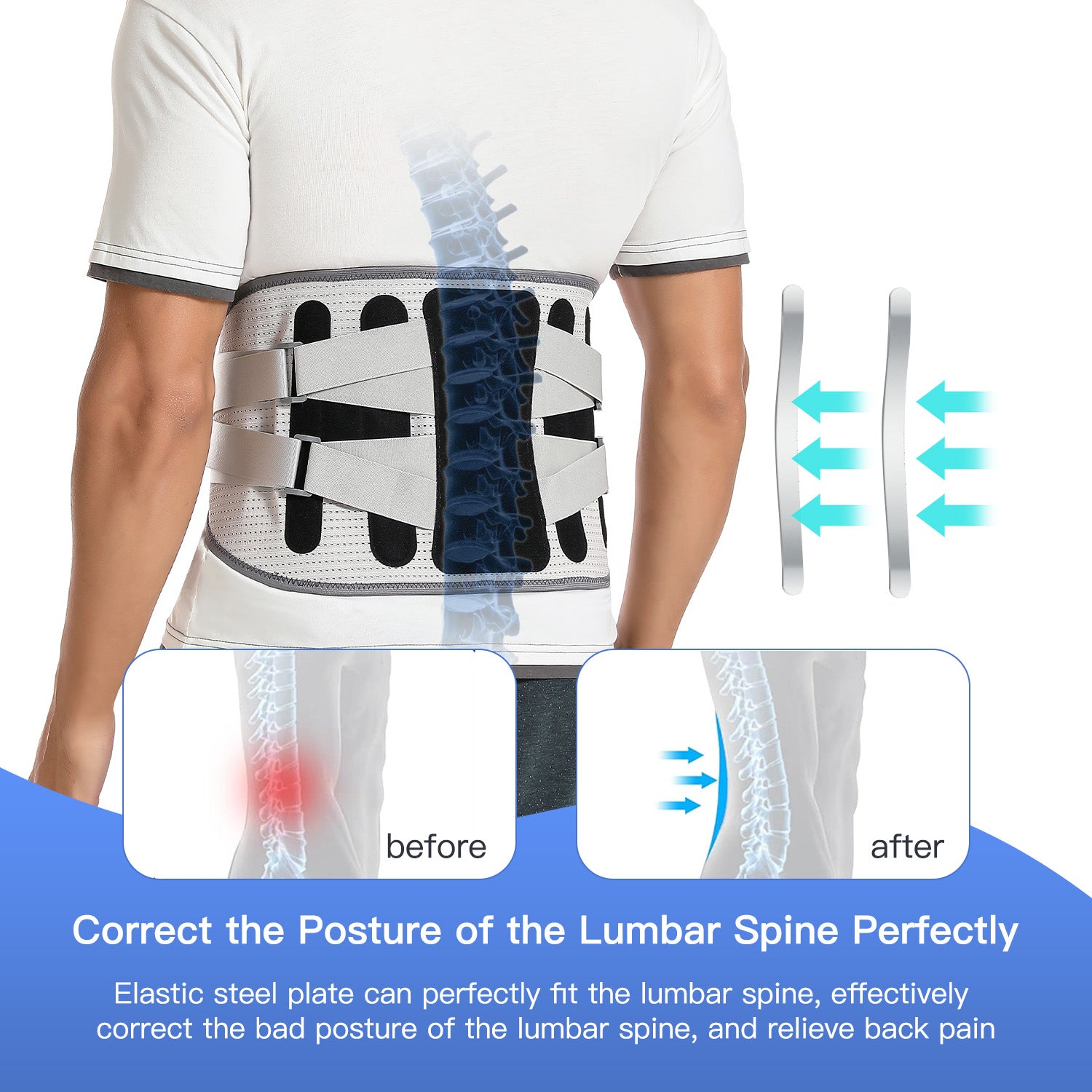 Back Brace Waist Brace for lumbar support lower back pain relief