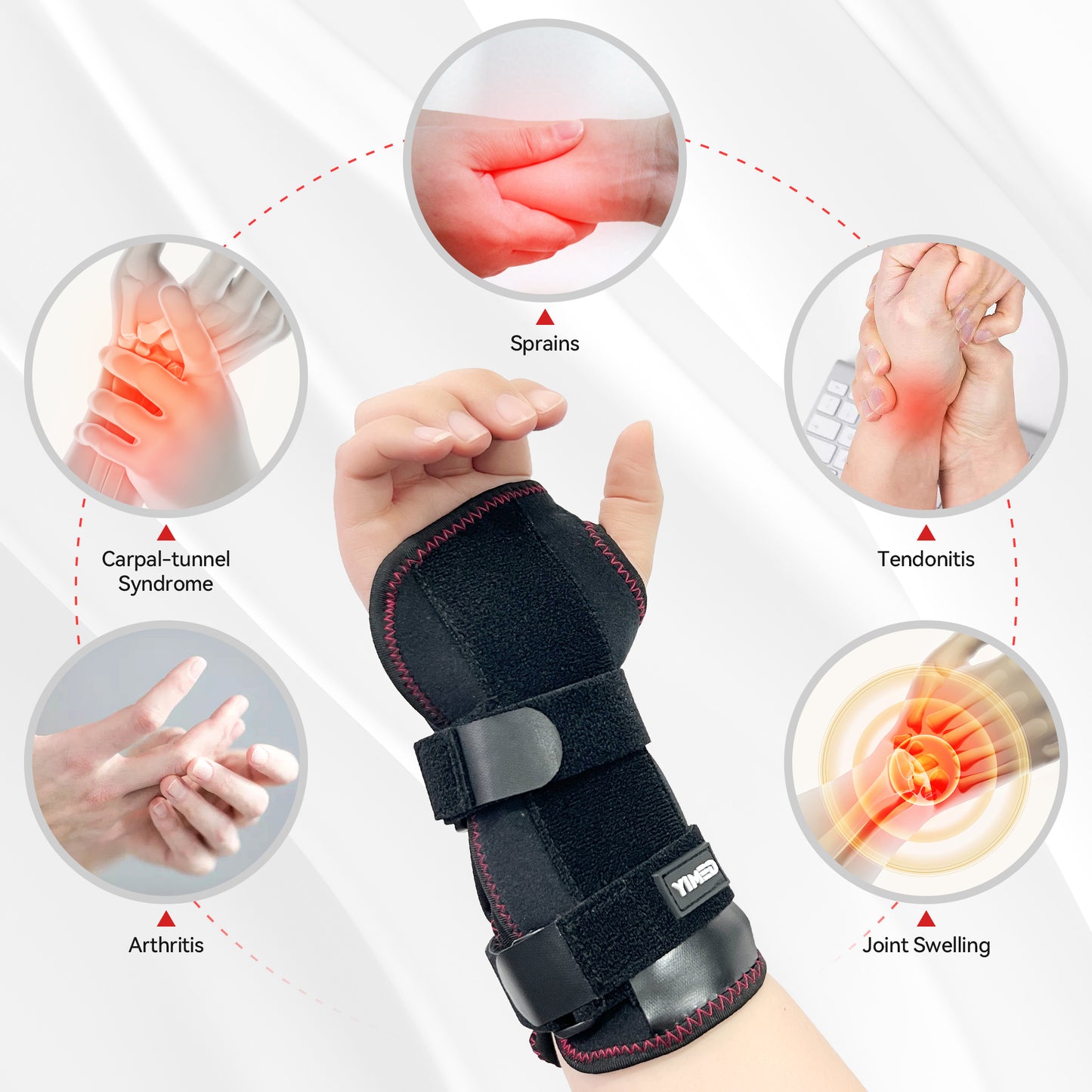 Wrist Brace for Arthritis, Tendonitis, Sprains