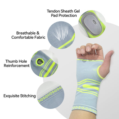 wrist brace palm brace sleeve supporting for Wrist Pain Relief