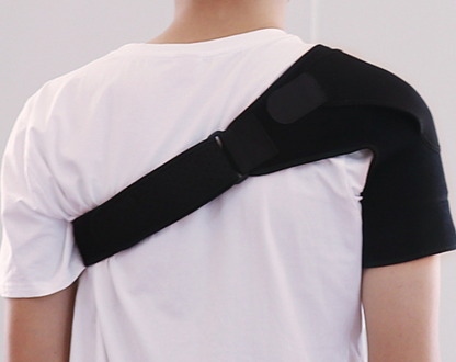 Shoulder Stability Support Brace, Adjustable Fit Sleeve Wrap, Relief for Shoulder Injuries and Tendonitis